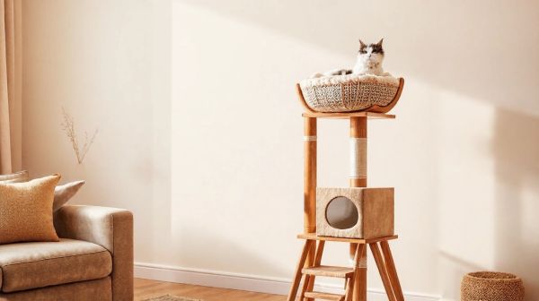 Découvrez un arbre à chat innovant pour préserver vos meubles